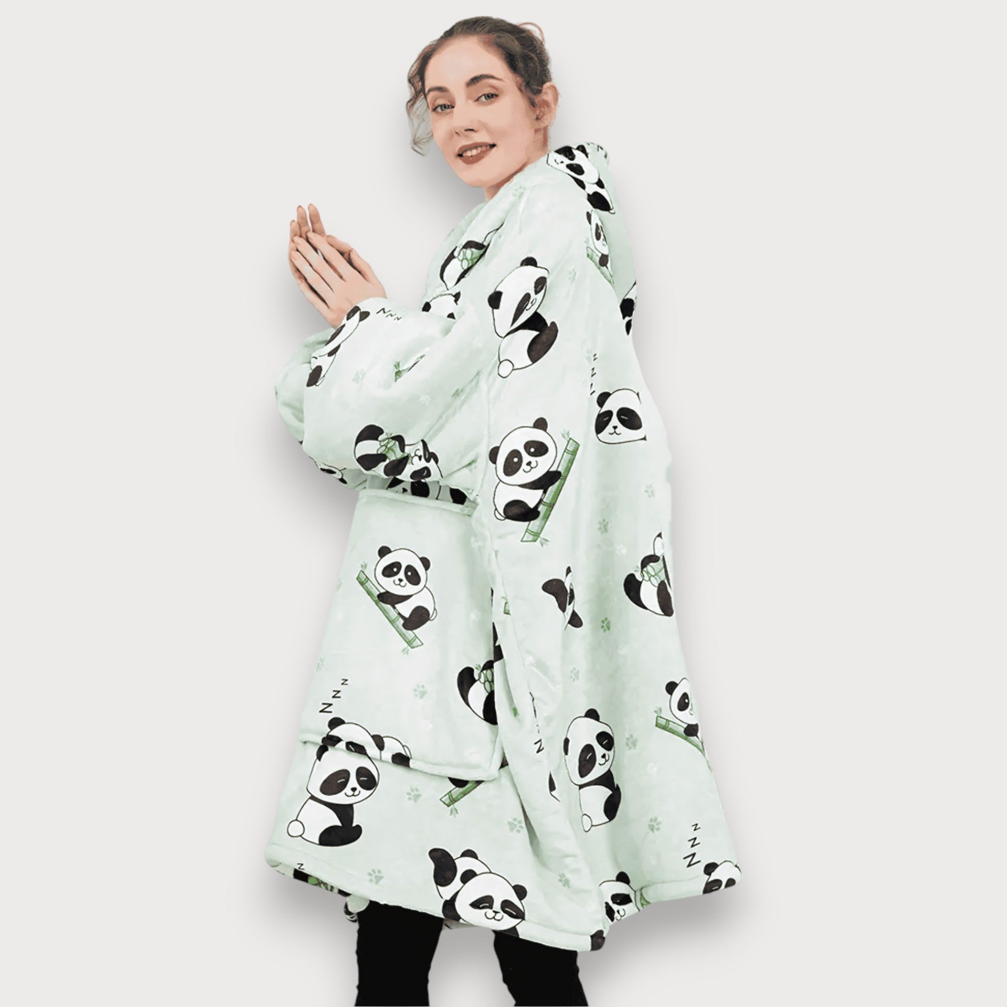 小物 INNAT PUDDED SNOOD Patterned Snoodie™ Blanket Hoodie